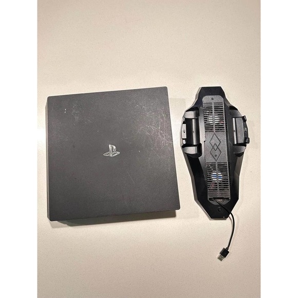OBO Used PlayStation PS4 Pro W/ Cooling Stand & Controller - Picture 3 of 4